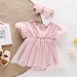 Lace Girls Dress for Newborn Baby Girls - Perfect for Christening and Birthday Parties