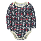 Mermaid Print Romper for Baby Girls