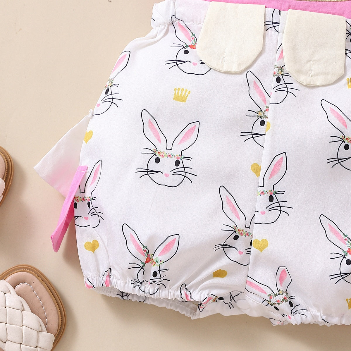 Adorable Easter Bunny Rompers for Baby Girls