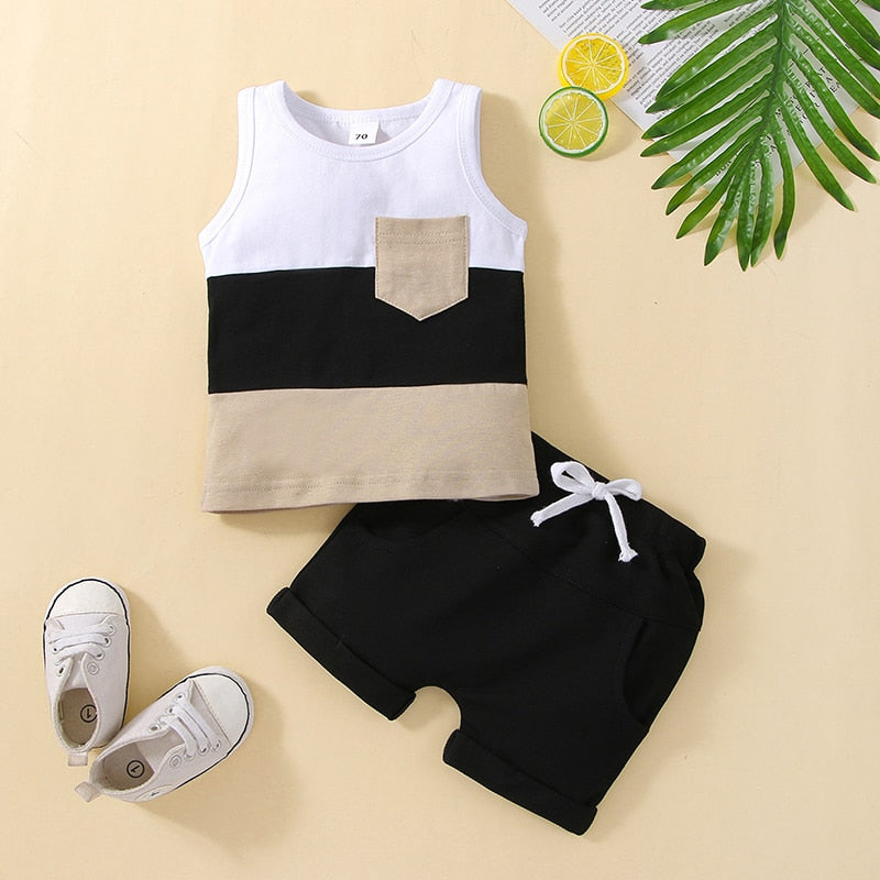 Stylish Infant Baby Boys Short Sets for Summer