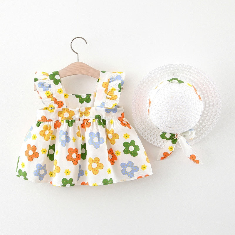 Summer Fresh Flower Baby Girl Dresses for a Cute and Cool Look