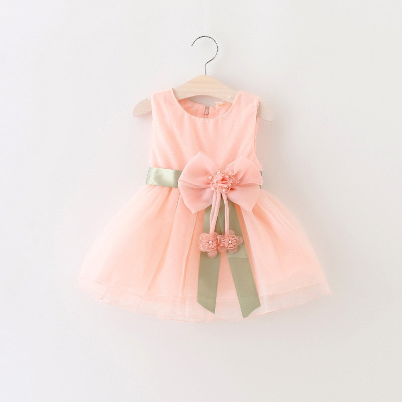 Baby Girl Princess Gauze Dress for Special Occasions