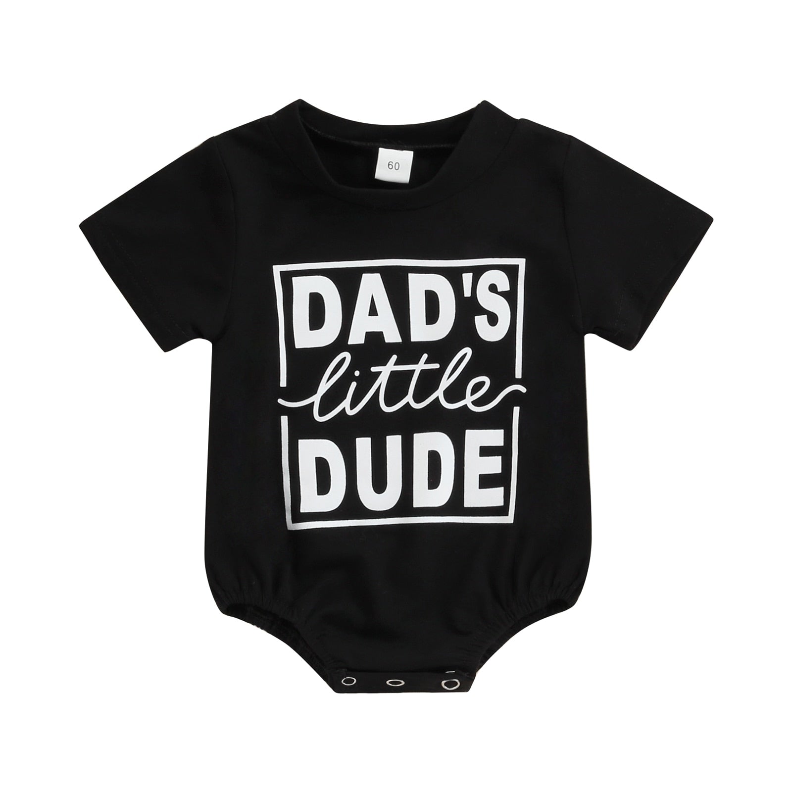 Cute and Comfy: Newborn Infant Baby Short Sleeve Letter Printed Bodysuit for Boys and Girls