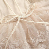 Newborn Baby Girls Backless Lace Romper Bodysuit for Summer