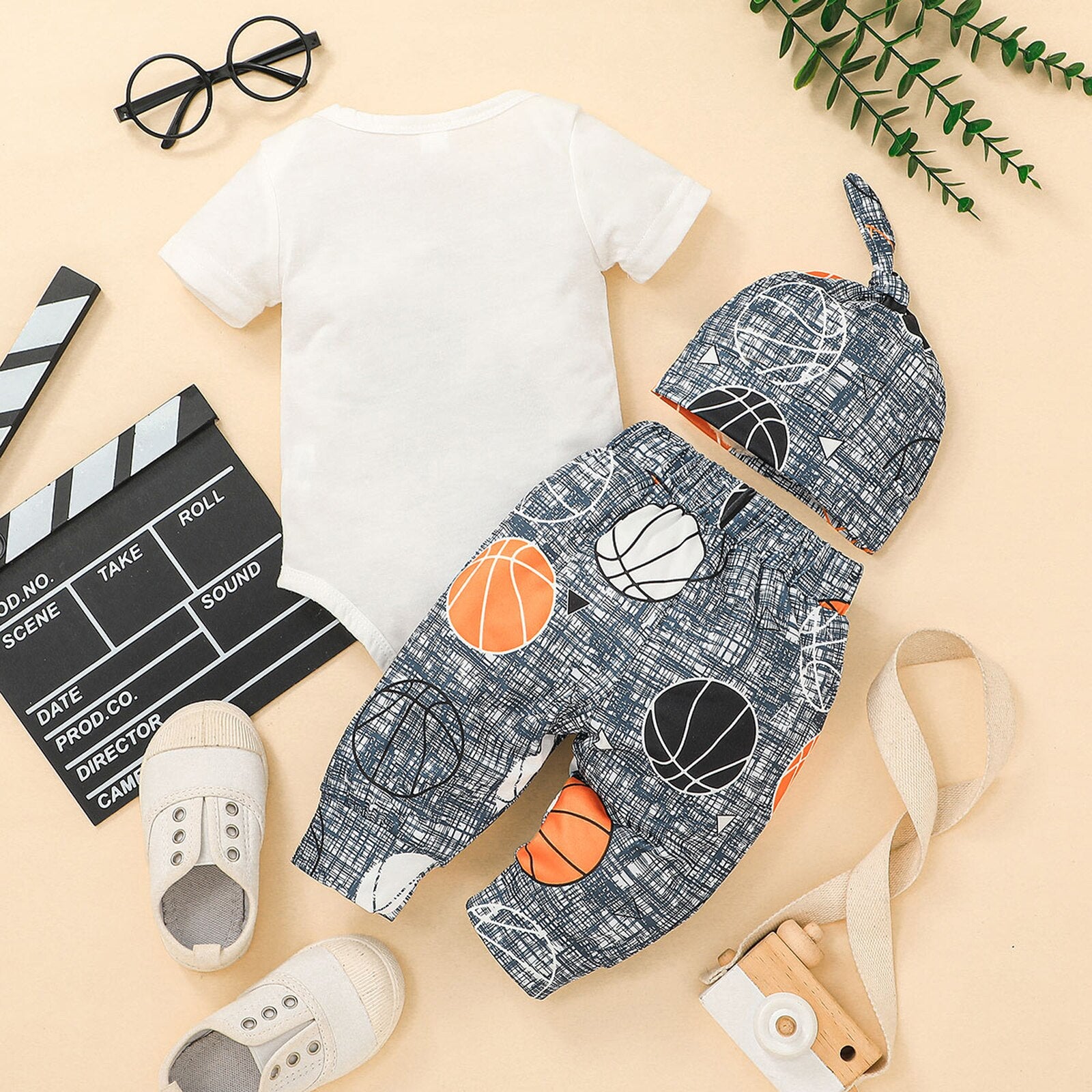 Adorable 3-Piece Summer Outfit Set for Newborn Baby Boys and Girls