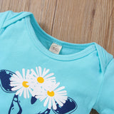 Adorable Newborn Baby Girl 3-Piece Summer Outfit Set
