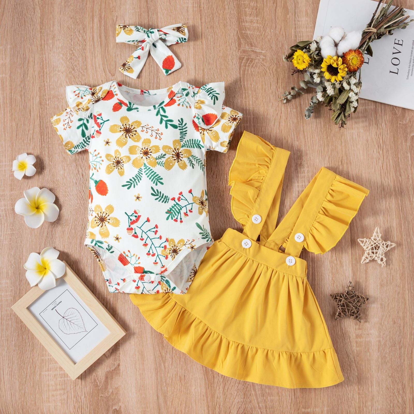 Cute and Stylish Infant Baby Girls Skirt Sets for Summer