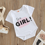 Short Sleeve BABY GIRL BOY Printed Jumpsuit for Infant Baby Boys and Girls