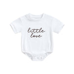 Baby Romper with Embroidered Letters - Babbez