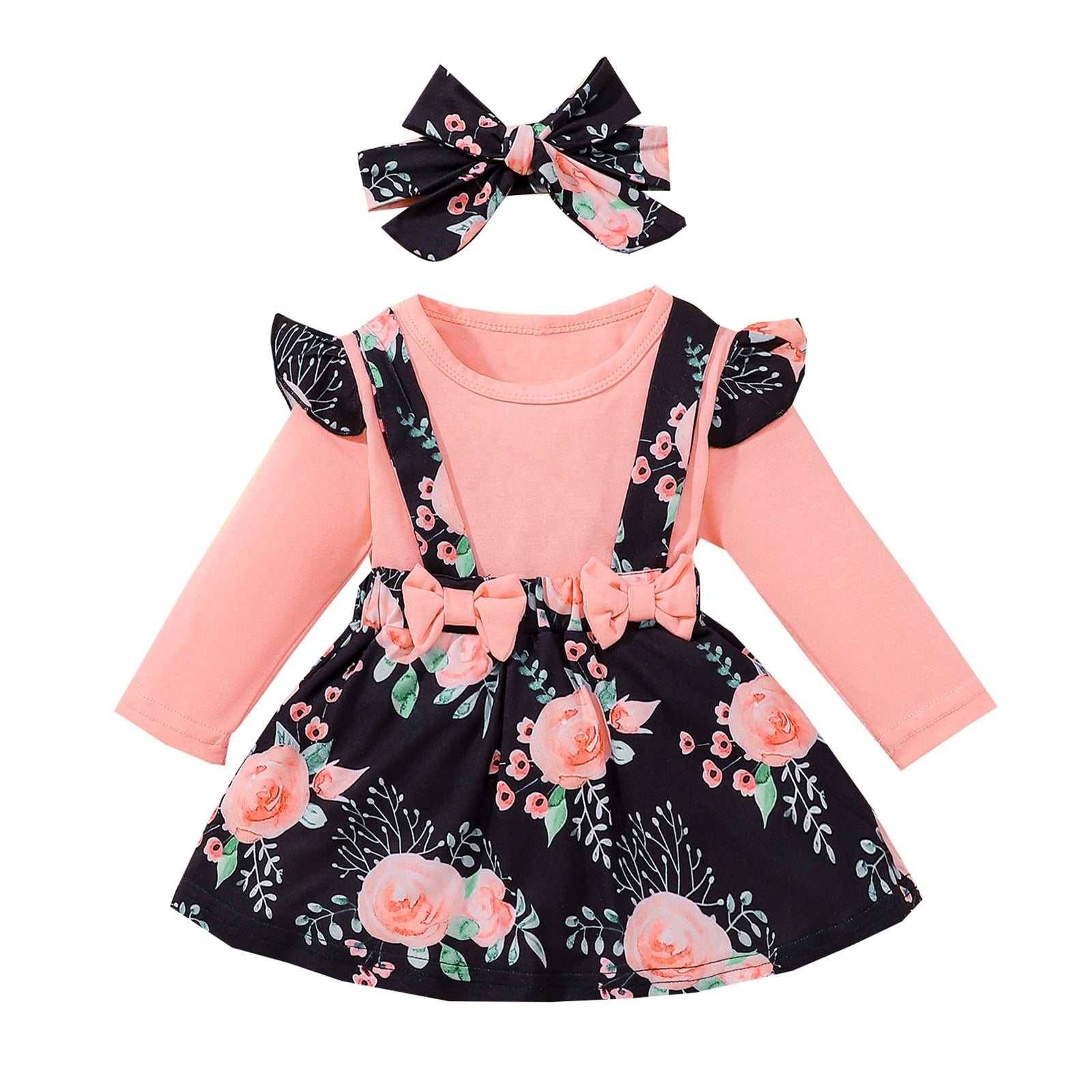 Cute and Cozy Knitted Floral Newborn Baby Girl Clothes Sets