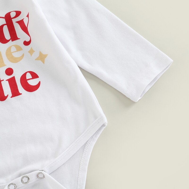 3-Piece Newborn Baby Clothes Set with Letter Print Romper, Pants, and Headband