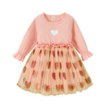 Dress for Girls: Long Sleeve Toddler Newborn Infant Outfit