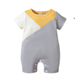 Premium Quality Patchwork Baby Rompers for Comfortable and Stylish Look