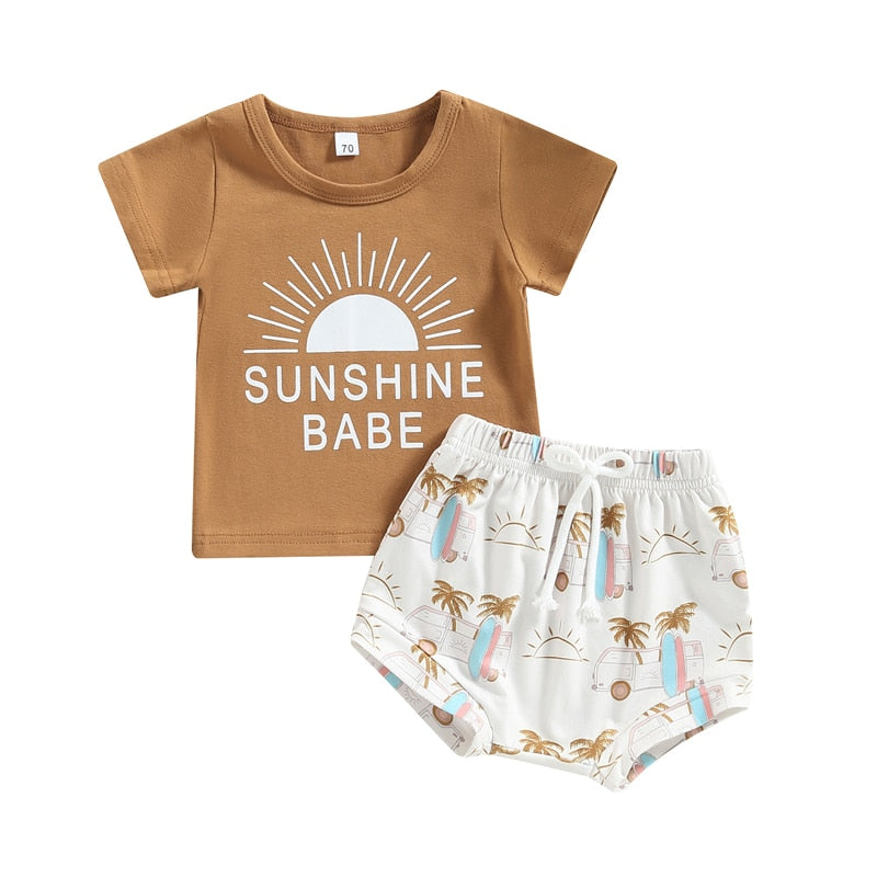 Fashionable Summer Clothes Sets for Toddler Boys