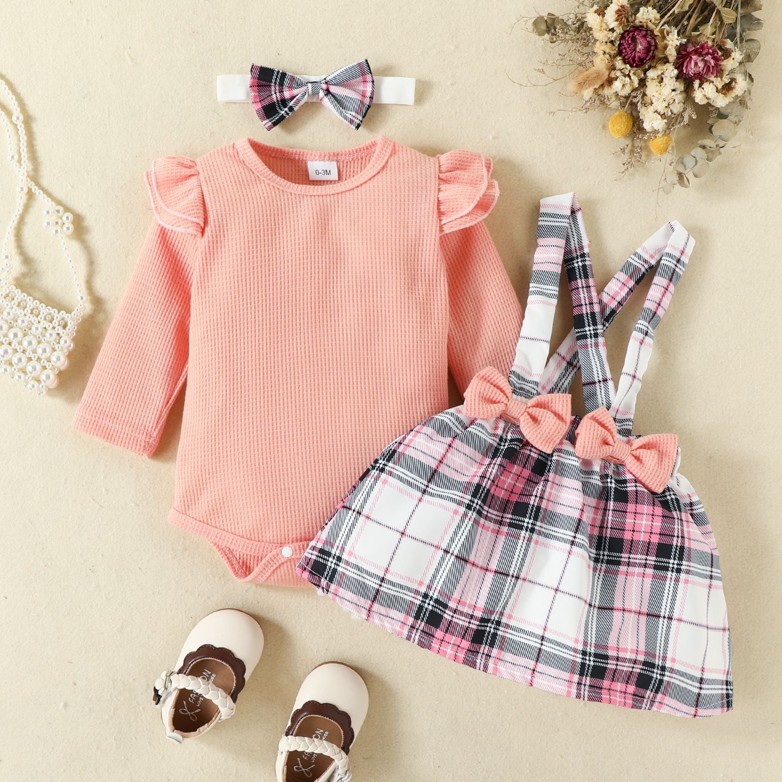 Cute Cartoon Fox Baby Girl Dress Outfit