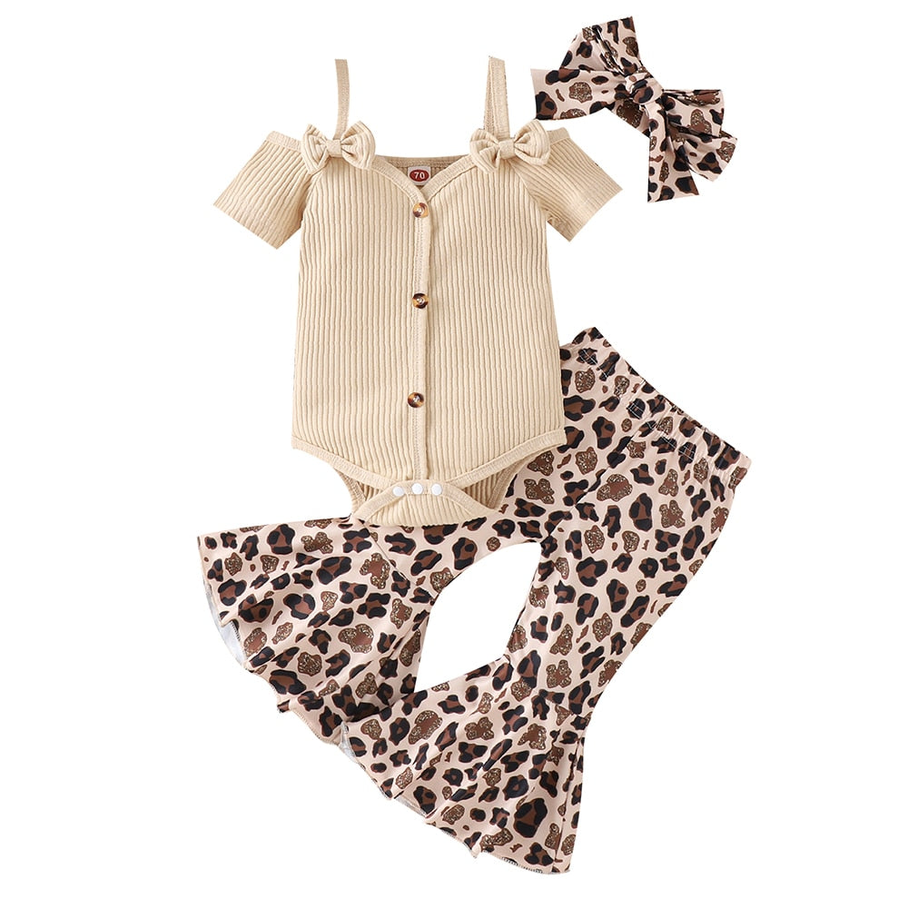 Summer Newborn Baby Girl Clothes Set Short Sleeve Offensive Romper Tops Floral Print Shorts Headband Infant 3Pcs Outfits Costume