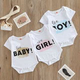 Infant Short Sleeve BABY GIRL BOY Jumpsuit for Summer