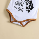 Cute Animal Print Baby Girl 2Pcs Summer Outfit