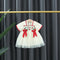 Vintage Chinese Embroidered Baby Party Mesh Dress for Girls - Babbez