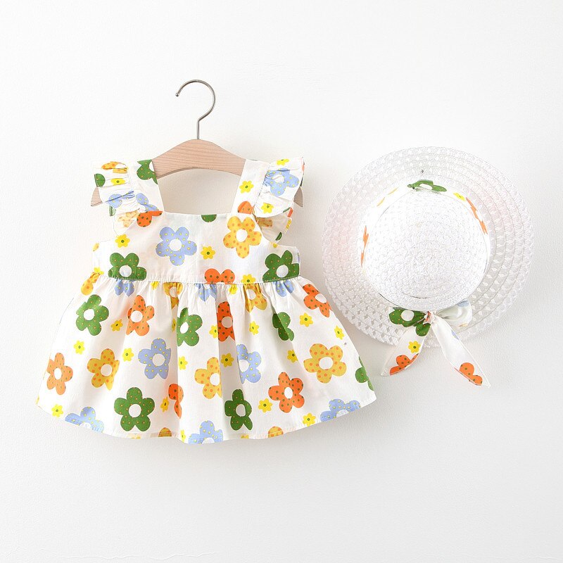 Summer Fresh Flower Baby Girl Dresses for a Cute and Cool Look