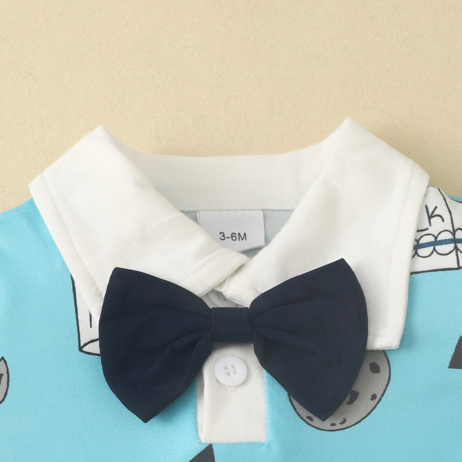 Stylish Baby Boy Clothes for Summer - Gentleman Suit Romper and Shorts Set with Bow Tie