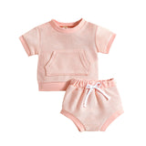 Adorable 2Pcs Clothing Sets for Infant Baby Boys and Girls