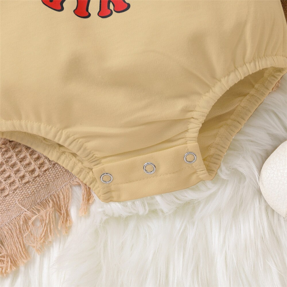 Santa Printed Newborn Bodysuit Overalls - Christmas Rompers for Boys a