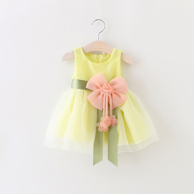 Baby Girl Princess Gauze Dress for Special Occasions