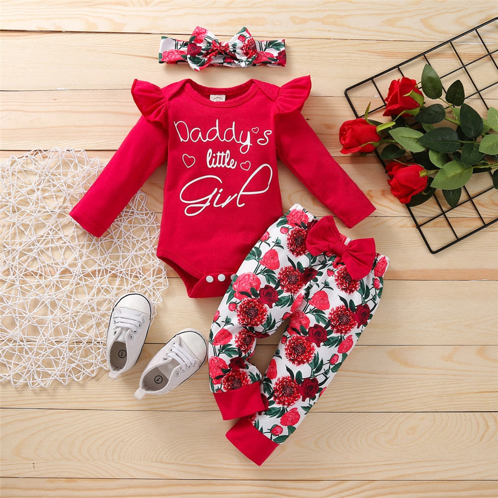 Adorable Infant Girls Outfits for Valentine's Day Celebrations