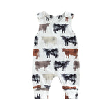 Adorable Summer Rompers for Baby Boys - Cute Cartoon Prints and Comfortable Fit