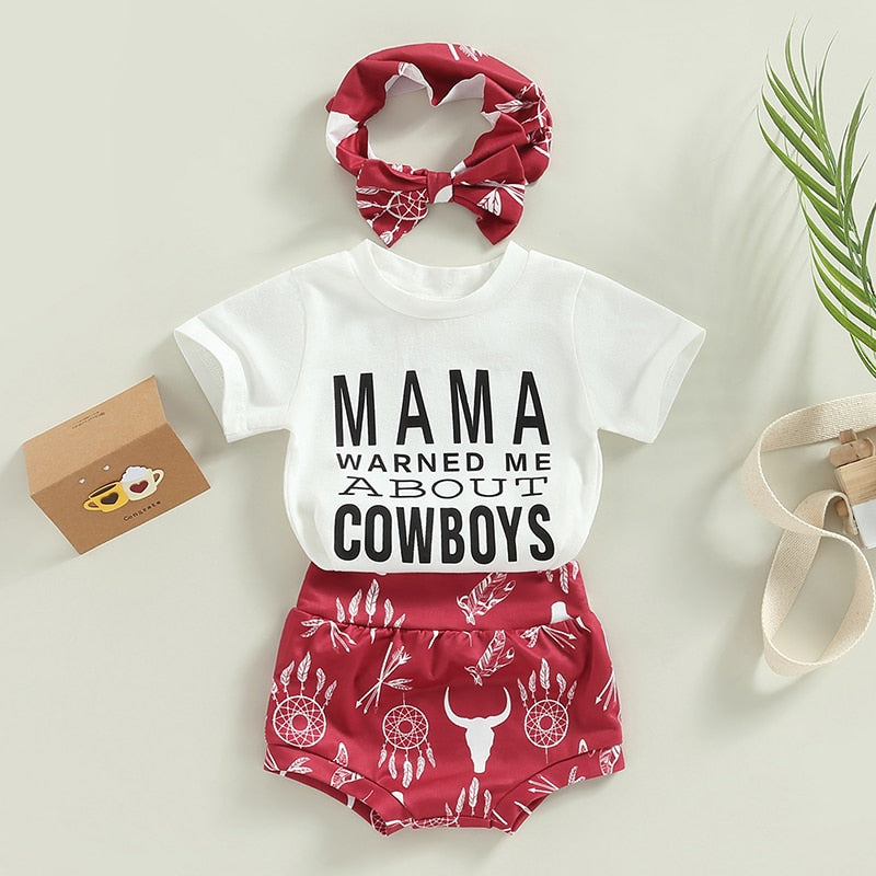 Vintage Summer Toddler Baby Clothes Sets