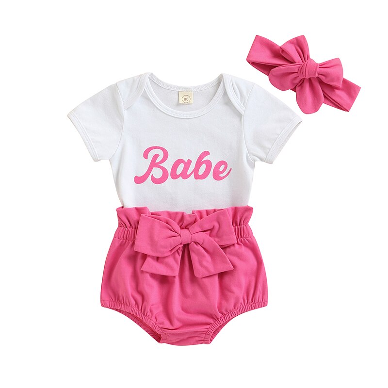 Cute Summer Baby Girls and Boys Casual Clothes Sets