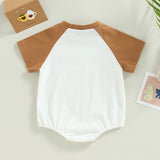 Adorable Summer Cotton Rompers for Newborn Baby Boys and Girls with Cute Dinosaur Print