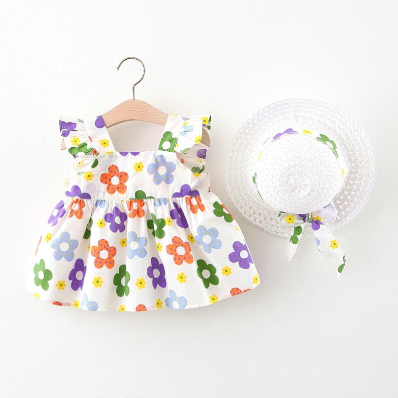 Summer Fresh Flower Baby Girl Dresses for a Cute and Cool Look