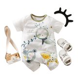 Adorable Dino-Themed Baby Rompers for Your Little One's Comfortable Summer Nights