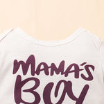 Cute Infant Baby Summer Jumpsuit Short Sleeve Round Neck Romper Cartoon Letter Pattern Gradient Color Bodysuit - Babbez