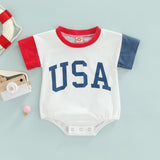 Celebrate Independence Day with this Newborn Baby Romper