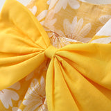 Sweet and Stylish: 2pcs Daisy Dress Set for Baby Girls