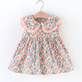 Sweet Toddler Girls Sleeveless Floral Dresses
