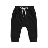 Comfortable and Stylish Toddler Baby Pants with Elastic Waist and Drawstring