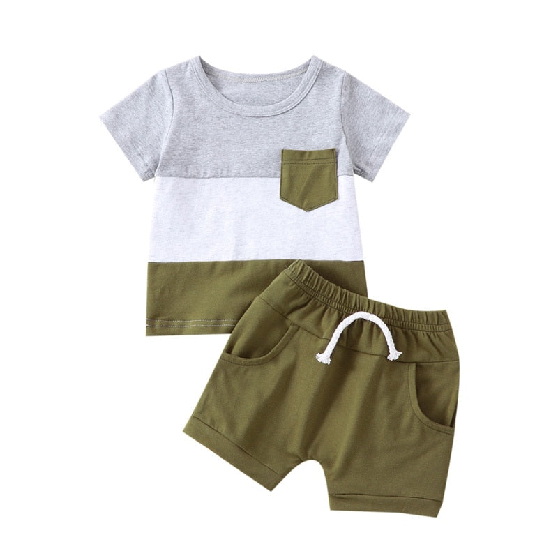 Stylish Infant Baby Boys Short Sets for Summer