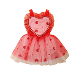 Heart Valentine's Day Baby Romper for Girls