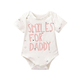 Cotton Blend Shirts Kid Baby Boy Clothes Short Sleeve Print Letter T-shirt Summer Clothes For Kids Girl