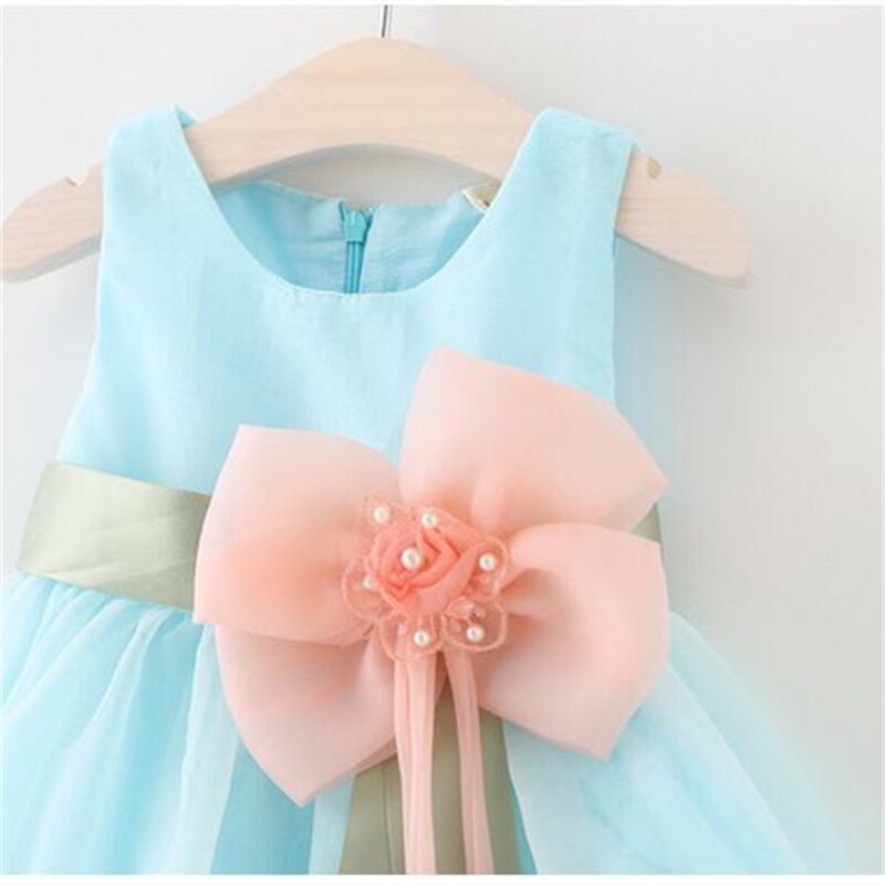 Baby Girl Princess Gauze Dress for Special Occasions