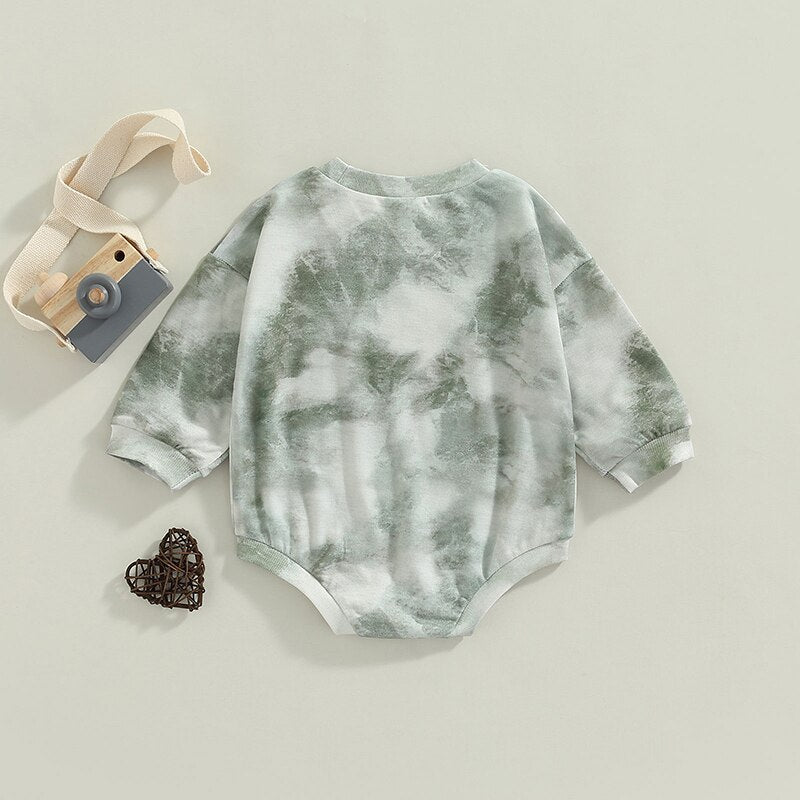 Trendy Tie Dye Baby Rompers for Boys and Girls