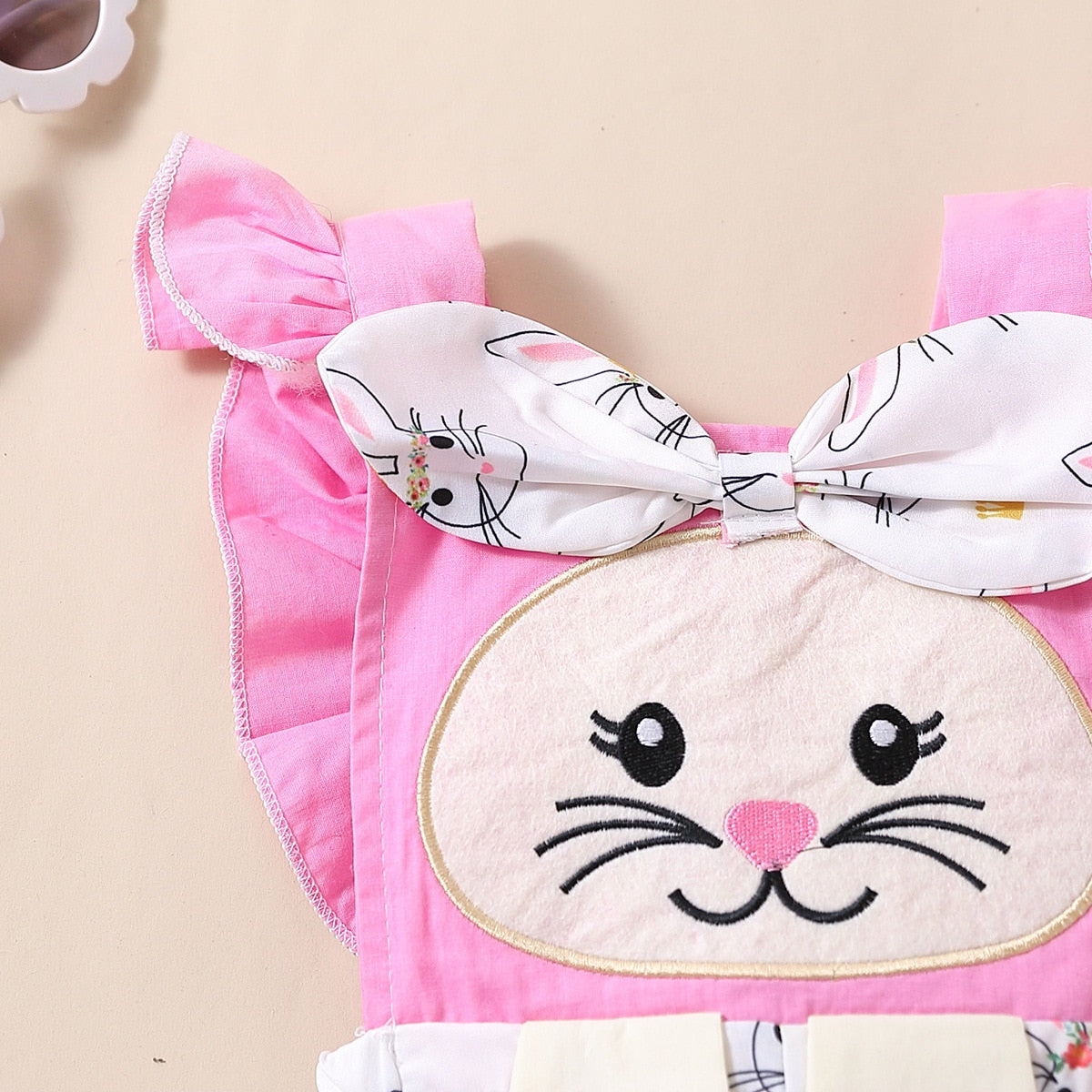 Adorable Easter Bunny Rompers for Baby Girls