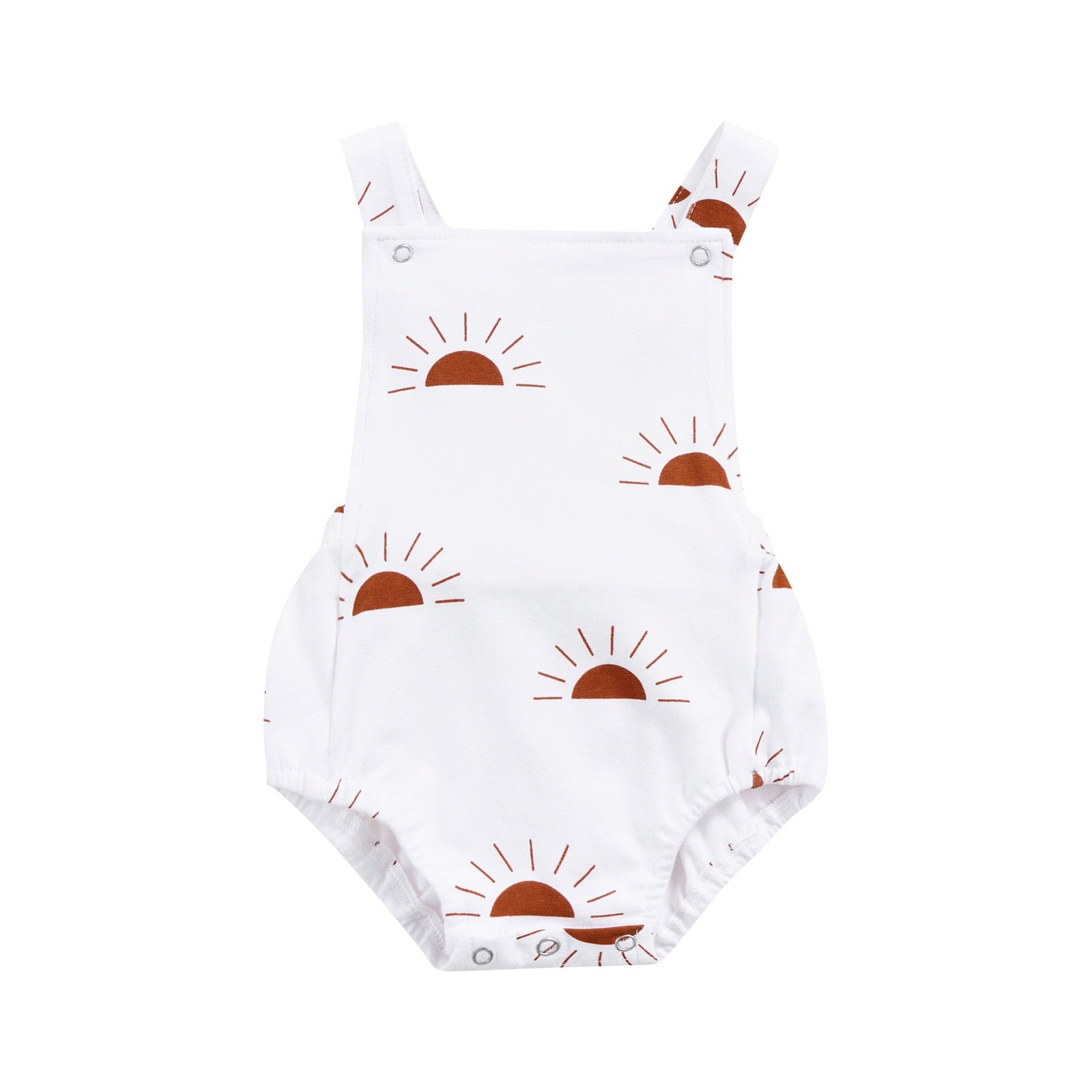 Toddler Sun/Diamond Printed Triangle Romper