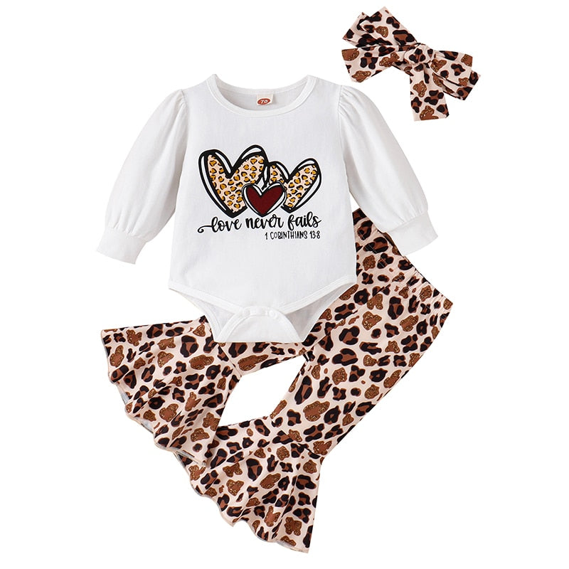 Adorable Valentines Day Outfit for Infant Baby Girls