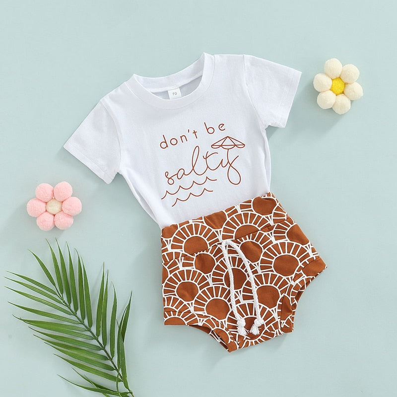 Baby Summer Cotton Clothing Sets for Boys and Girls