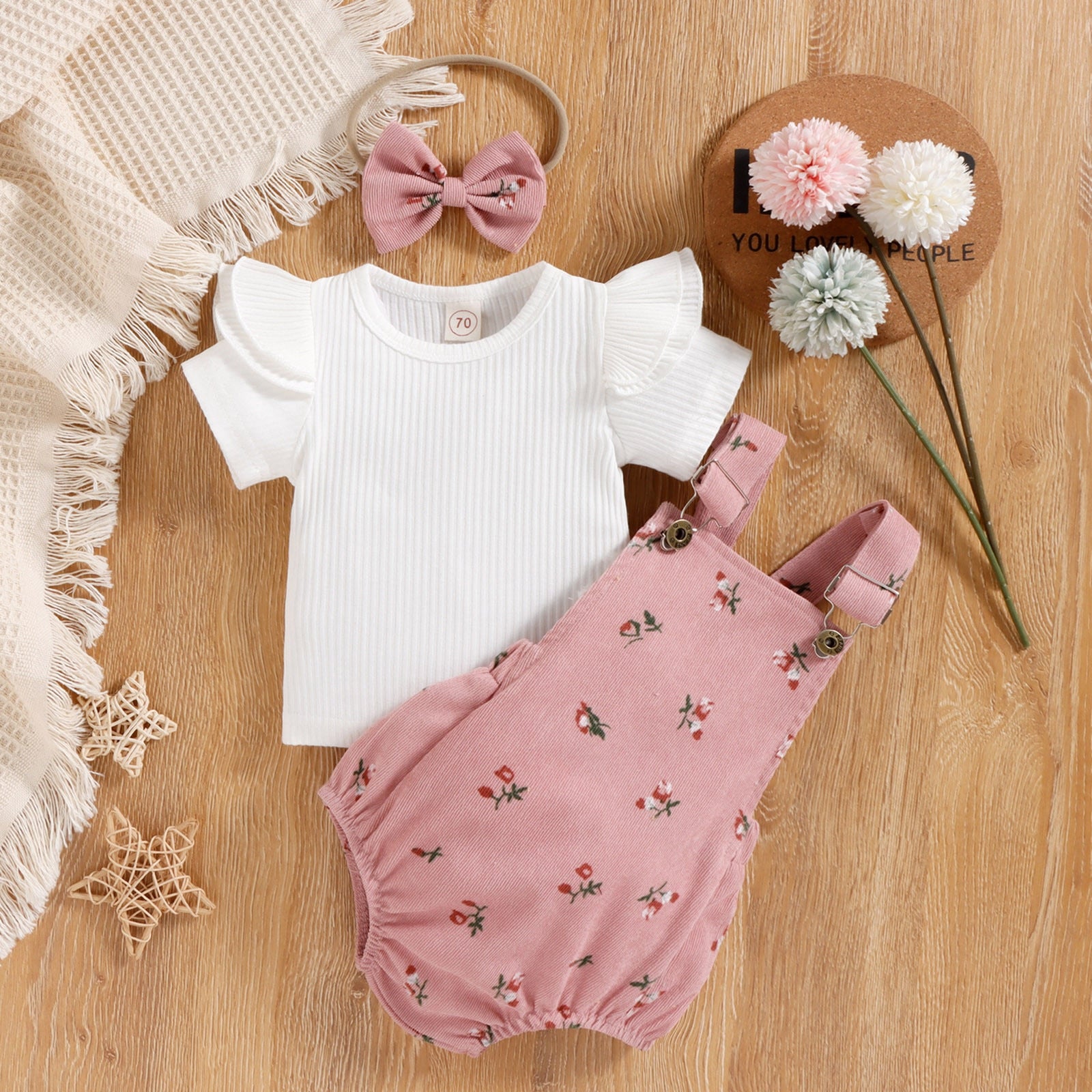 Stylish and Comfortable 3-Piece Outfits for Newborn Baby Girls